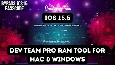 Icloud 15.6 Dev Team PRO RAM V5.7 Tool for Mac & Windows (2023)