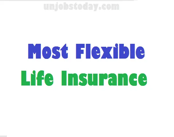 Most Flexible Life Insurance