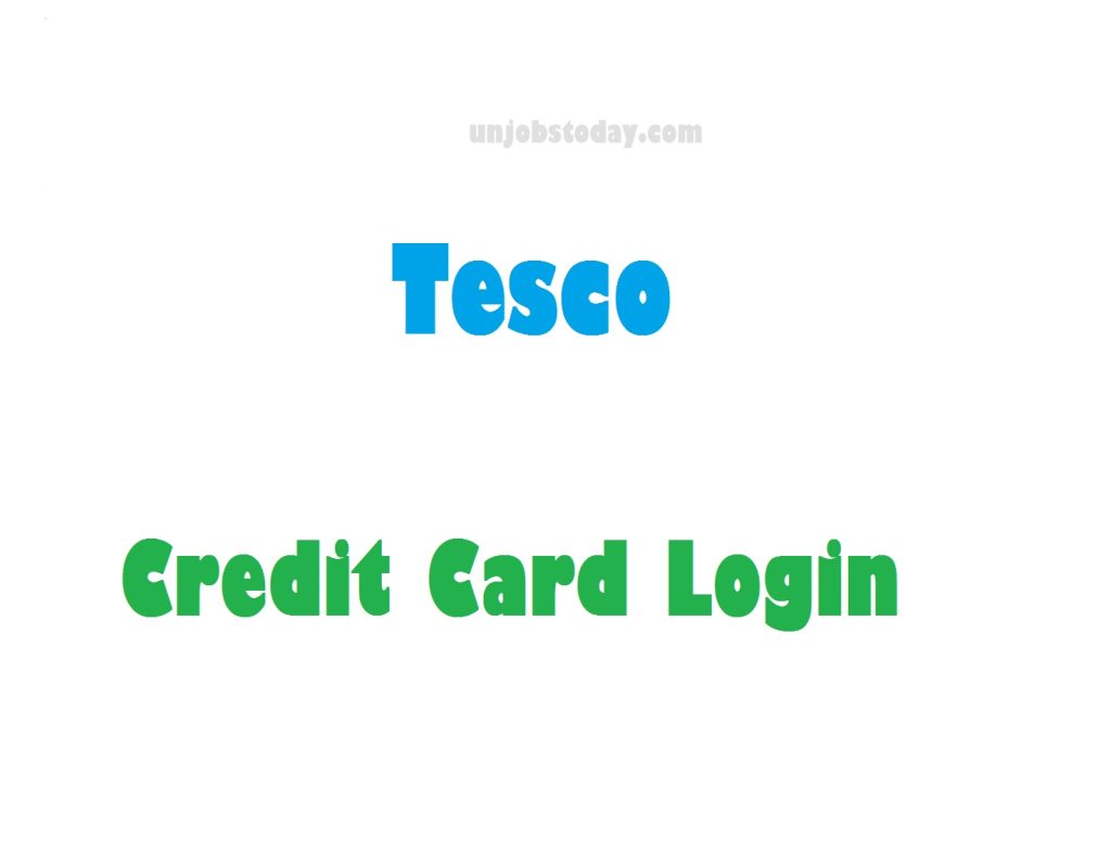 Tesco Credit Card Login 2023 www.tescobank.com