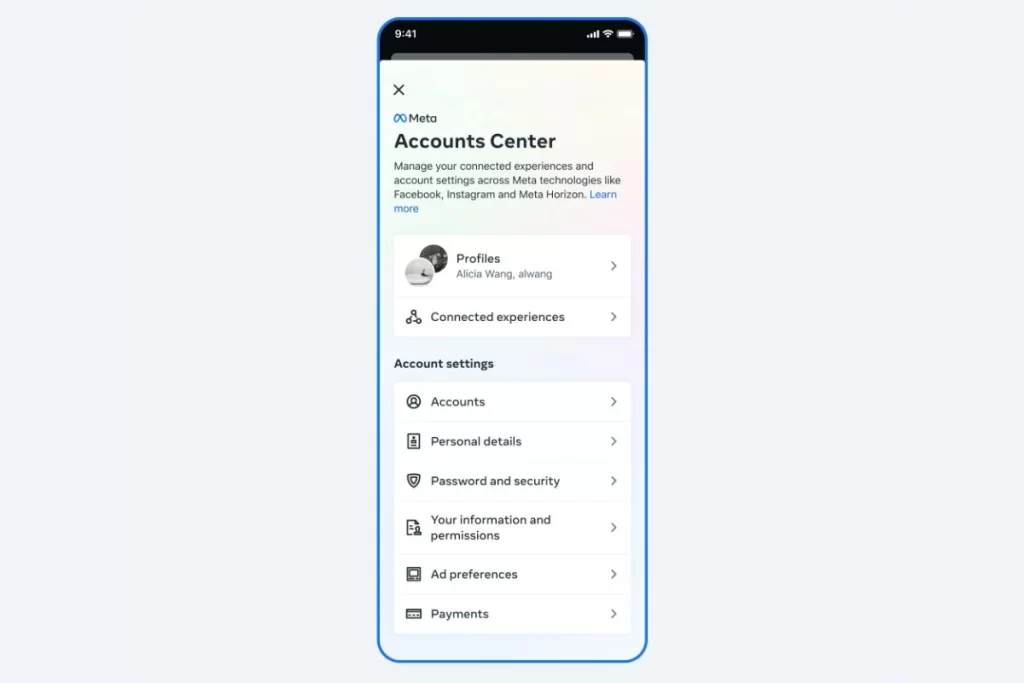 Meta bundles Instagram, Facebook, Messenger settings in new Accounts Center