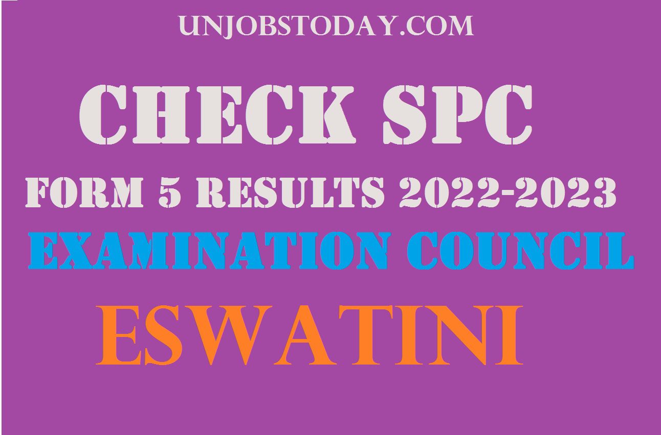 Check SPC Form 5 Results 2022-2023 Examination Council of Eswatini
