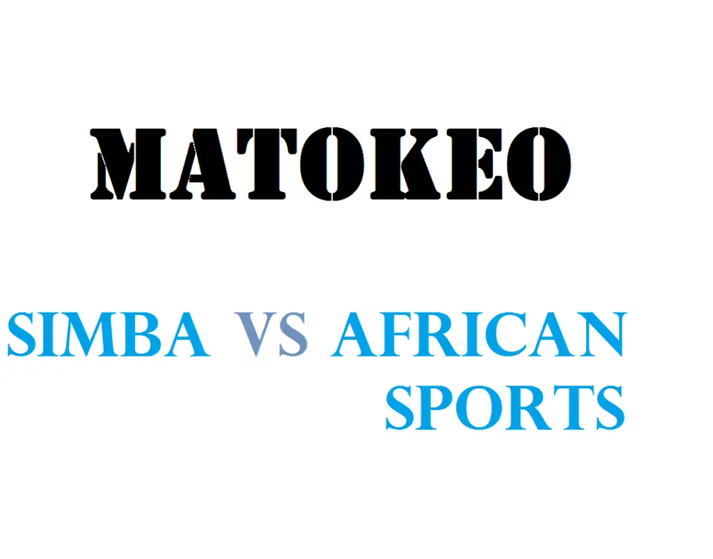 Matokeo Simba vs African Sports