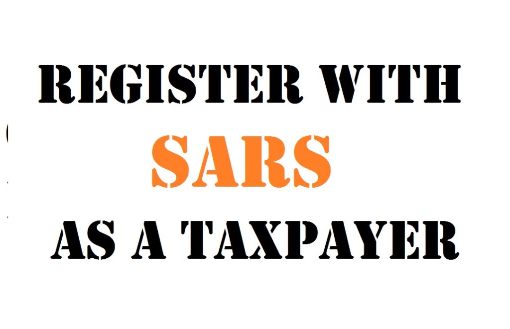 Register With SARS as a taxpayer